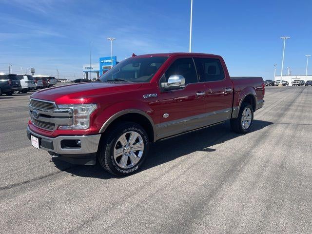 2019 Ford F-150 XL in Red — front three-quarter view