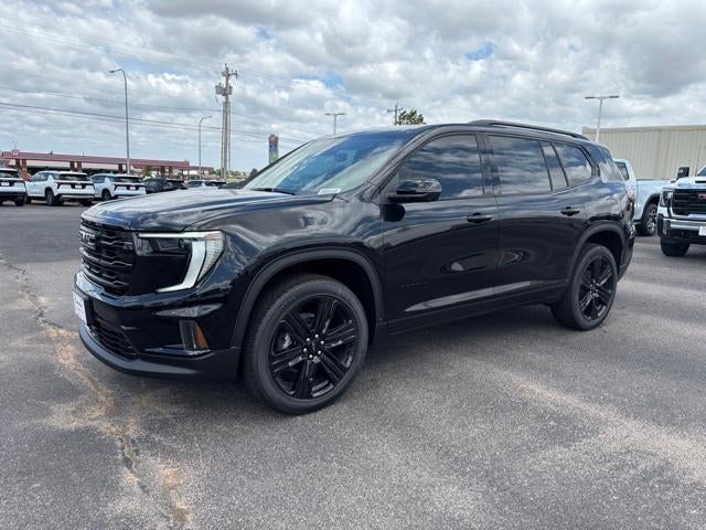 2026 GMC Acadia Elevation in Ebony Twilight Metallic — front three-quarter view
