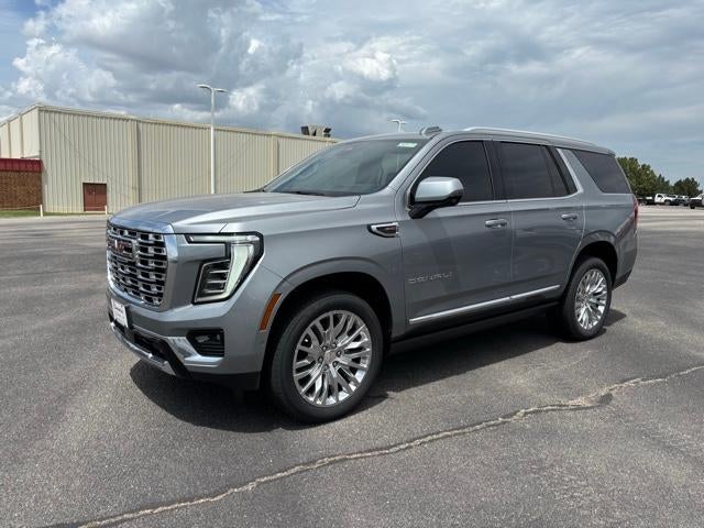 2026 GMC Yukon Denali in Sterling Metallic — front three-quarter view