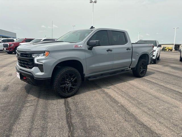 2024 Chevrolet Silverado 1500 LT Trail Boss in Slate Gray Metallic — front three-quarter view