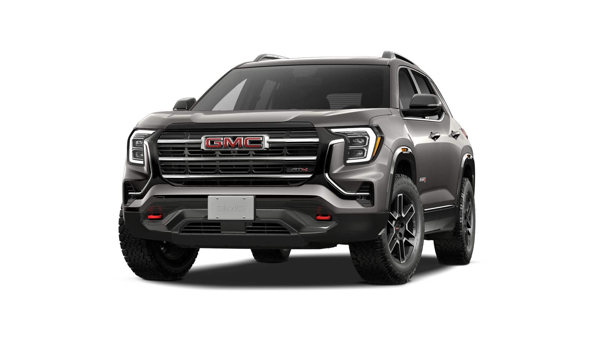 2027 GMC Terrain AWD AT4 in Sterling Metallic — front three-quarter view