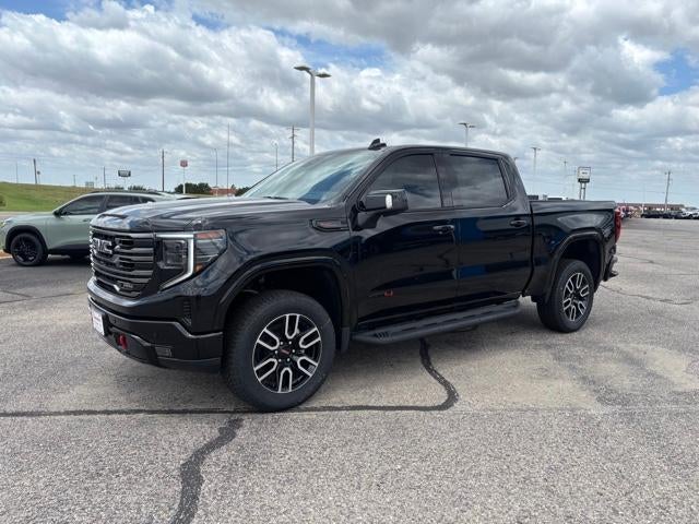 2026 GMC Sierra 1500 AT4 in Onyx Black — front three-quarter view